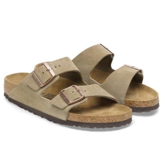 Birkenstock Arizona Suede Leather Taupe Men’s EU43 US 10-10.5 NEW With Box. - Picture 12 of 13
